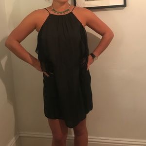 Kimchi Blue silky black dress, sz M